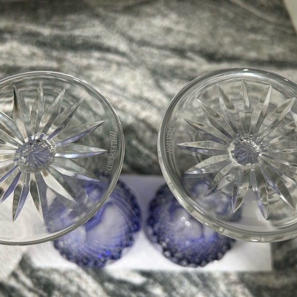 Waterford Clarendon, cobalt wine hock pair. Like new, never used! - Picture 4 of 4